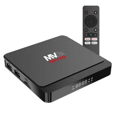Muvip Mv22 Mini Pc Smart Tv 4K 5G - Android 14 - Quad Core - 2Gb Ram - 16Gb - Color Negro