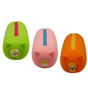 Bismark Portatodo de Silicona Squeezy - 1 Compartimento - 3 Diseños