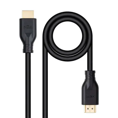 Nanocable Cable HDMI V2.0 4K@60Hz 18Gbps 0.5m Color Negro