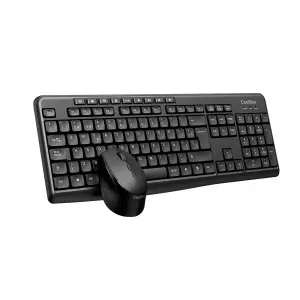Coolbox Teclado y Mouse Inalámbricos 2.4GHz 1600dpi Resistente a Salpicaduras