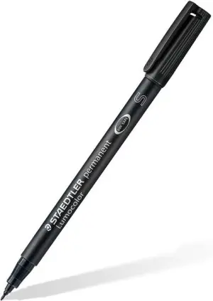 Staedtler Lumocolor Permanent 313 Rotulador Permanente Punta Fina 0.4mm Negro