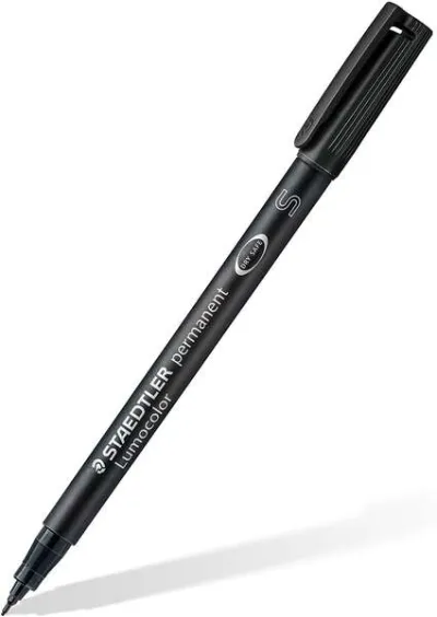 Staedtler Lumocolor Permanent 313 Rotulador Permanente Punta Fina 0.4mm Negro