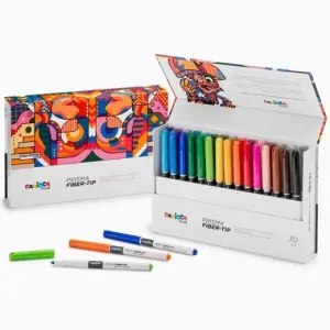 Carioca Plus Rotuladores Prisma Colores Surtidos Caja Rígida 30 Unidades