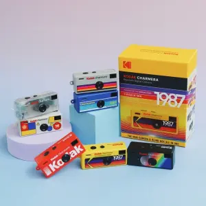 Kodak Charmera Cámara Digital Instantánea Retro 1.6M Megapíxeles Llavero Batería Recargable 30g
