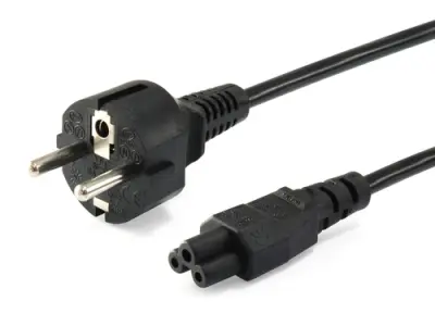 CABLE ALIMENTACION TREBOL EQUIP 1,8M (PORTATILES-NUCs) 112150