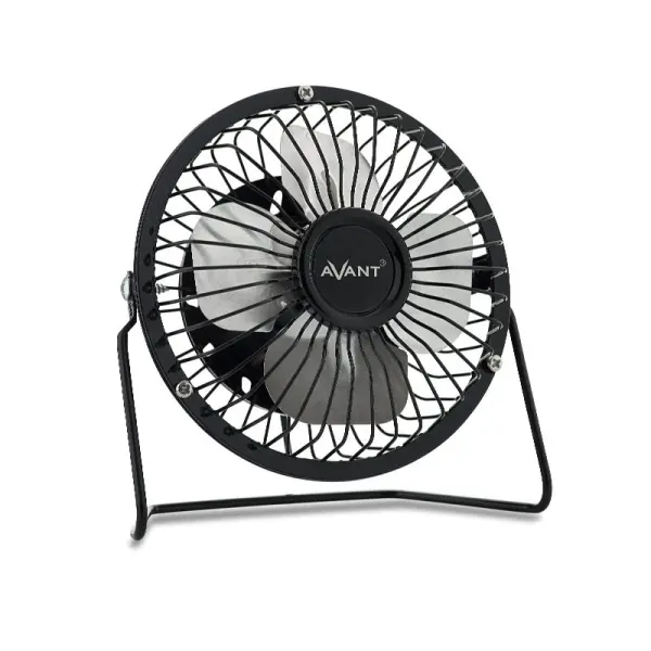Avant Ventilador de Mesa USB 10cm con Cable de 1m - Color Negro