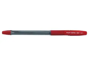 Pilot BPS-GP Bolígrafo de Bola Rojo - Punta Mediana 1mm - Trazo 0.4mm - Recargable