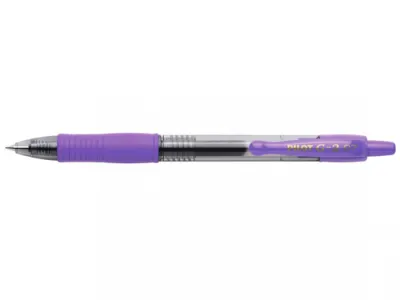 Pilot Bolígrafo Tinta De Gel Azul G-2 Retráctil 0.7 Violeta