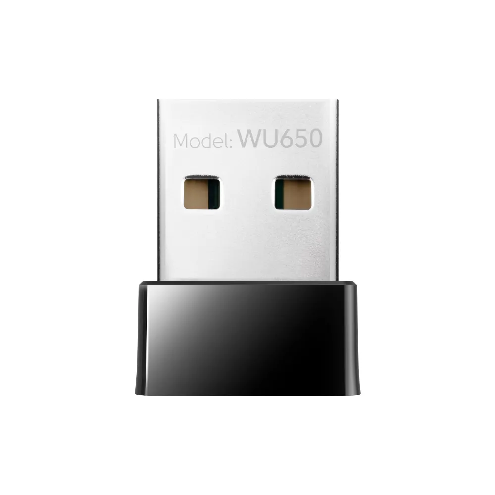 Cudy WU650 Mini Adaptador Wi-Fi USB 2.0 AC650 Doble Banda - Hasta 433Mbps en 5GHz