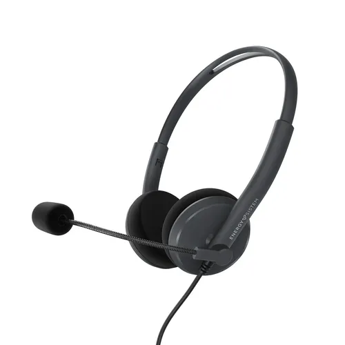 Headset Energy Sistem Office 2+ Anthracite - Diadema Ajustable