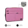 Subblim Funda Air Padding 360 para Portátil de 13.3" a 14", Color Rosa, Resistente y Duradera