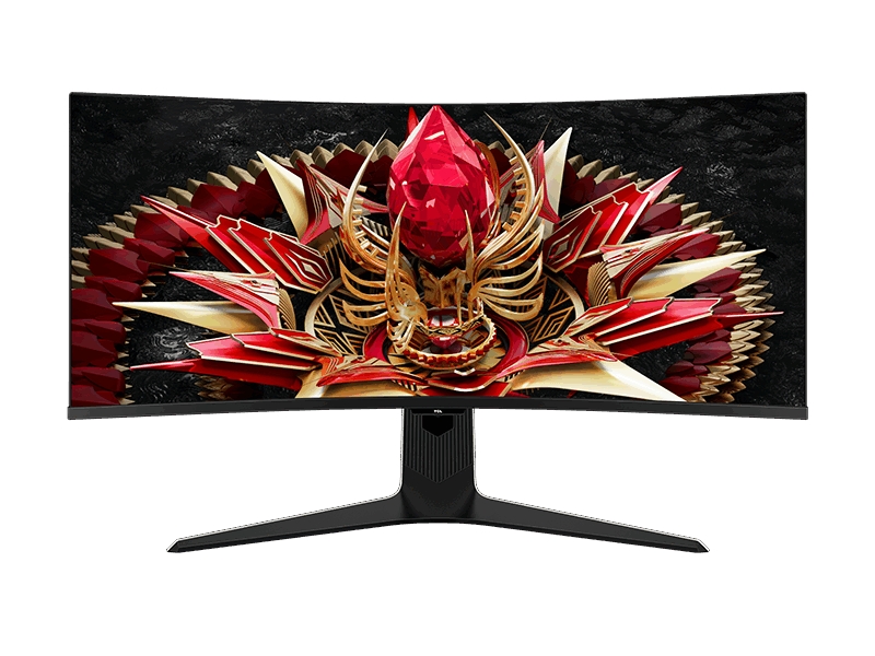 Tcl 34R83Q Monitor 34" Curvo Miniled 21:9 - Ultra Wqhd - 170Hz - Respuesta 1Ms - Luz Ambiental - Vesa 100X100 - Color Blanco