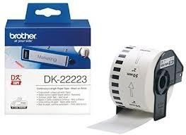 Brother Cinta Continua De Papel Térmico Adhesivo - Blanco - 50Mmx30,48M