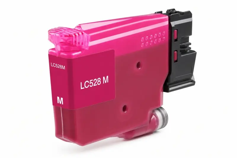 Brother LC528 Magenta Cartucho de Tinta Pigmentada Compatible - Reemplazo LC528M