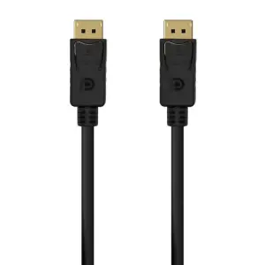 Aisens Cable DisplayPort V1.2 4K@60Hz DP/M - DP/M Negro 0,5M