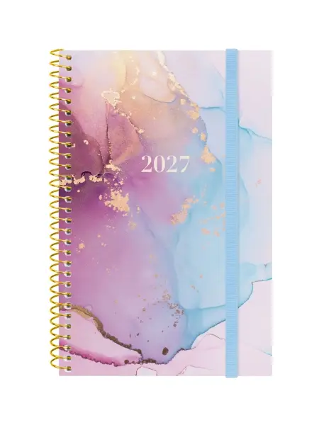 Finocam Goldy Agenda Anual 2027 Semana Vista Horizontal E5 117x181mm Espiral