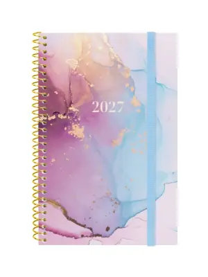 Finocam Goldy Agenda Anual 2027 Semana Vista Horizontal E5 117x181mm Espiral