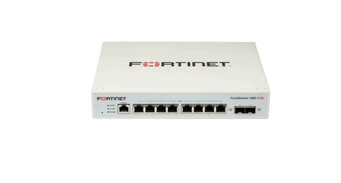 Fortinet Switch Gestionable FS-108F L2 8xGE RJ45 1xGE/POE-PD 2xGE SFP 256 MB DDR3