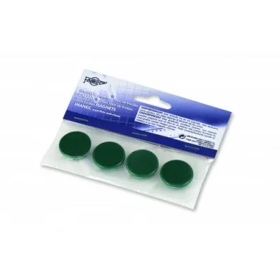 Faibo Imanes Redondos 20mm Verde en Blister
