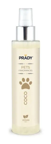 Prady Perfume Para Mascota Coco - Frasco de 150 ml - Spray Pulverizador