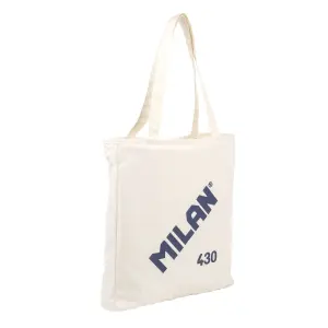 Milan Bolso Shopper 7.5L Beige 38x36x6.5cm Asa Larga 27cm Tejido Ripstop