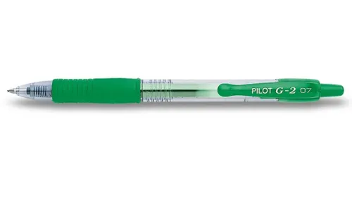 Pilot Bolígrafo Retráctil Tinta de Gel G-2 0.7 Verde