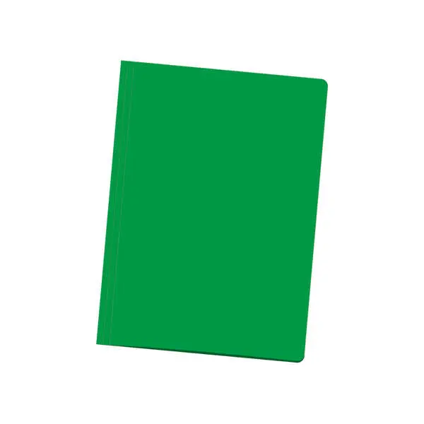 Dohe Pack de 50 Subcarpetas de Cartulina 180gr Color Verde con Ranura para Fastener