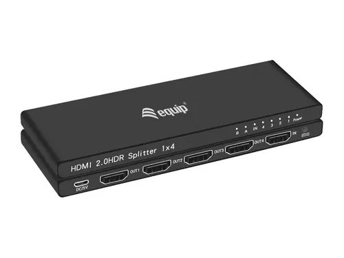 Splitter Hdmi 2.0 Ultraslim 4 Puertos Equip