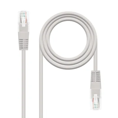 Nanocable Latiguillo UTP Cat 5 0,5 M Gris