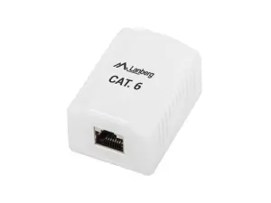 Lanberg Caja De Tomacorriente RJ-45 Blanco OS6-0001-W