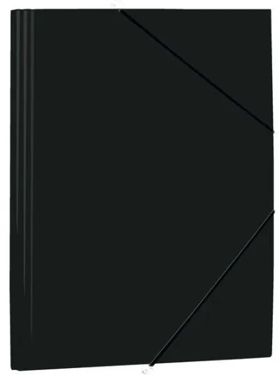 Mariola Carpeta Folio Polipropileno 450 Micras con Gomas y Solapas Negra