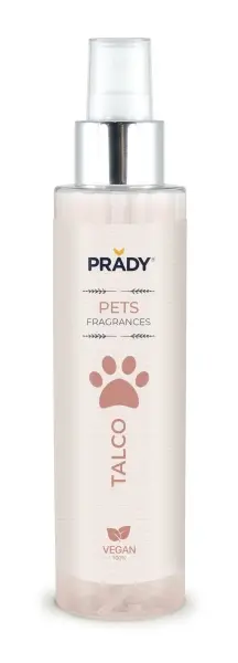 Prady Perfume Para Mascota Talco - Frasco de 150 ml - Spray Pulverizador