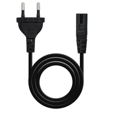 Nanocable Cable de Alimentación CEE7/16 Macho a C7 Hembra 2m Negro