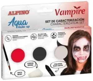 Alpino Set De Caracterización Maquillaje Al Agua Vampiro