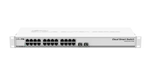 Mikrotik Css326-24G-2S+Rm Switch Gestionado Gigabit Ethernet (10/100/1000) Energía Sobre Ethernet (Poe) 1U Blanco