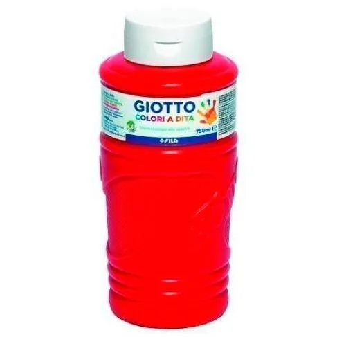 Giotto Pintura De Dedos De 750 Ml Color Rojo