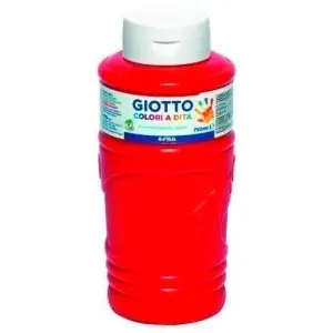Giotto Pintura De Dedos 750 Ml Color Rojo