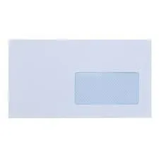 Yosan Sobre Offset Americano 90Gr 115X225 Blanco Tira Autoadhesiva Y Con Ventana Derecha -500U-