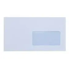 Yosan Sobre Americano Autoadhesivo 90gr 115x225mm Blanco Con Ventana Derecha - 500u