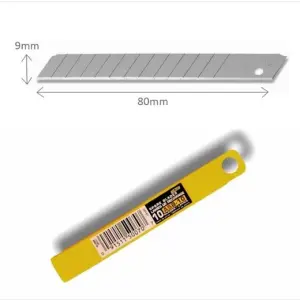 OLFA REPUESTO CUTTER 9MM / CUCHILLA FRACTURABLE 10 CUCHILLAS