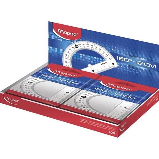 Maped Transportador 180º Base 12Cm
