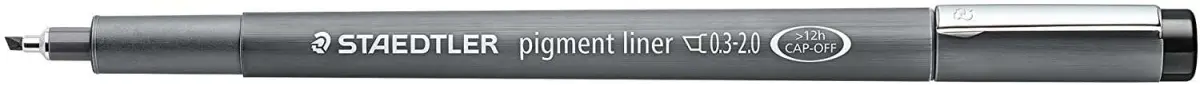 Staedtler Pigment Liner 308 Rotulador Calibrado 0.3mm Color Negro Secado Rápido