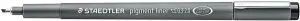 Staedtler Pigment Liner 308 Rotulador Calibrado 0.3mm Color Negro Secado Rápido
