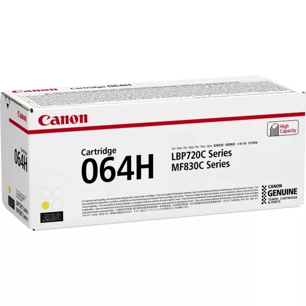 Canon 064H Amarillo Cartucho De Toner Original - 4932C001