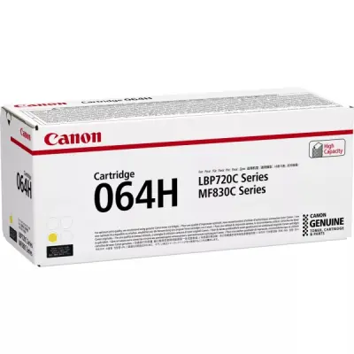 Canon 064H Cartucho de Tóner Original Amarillo