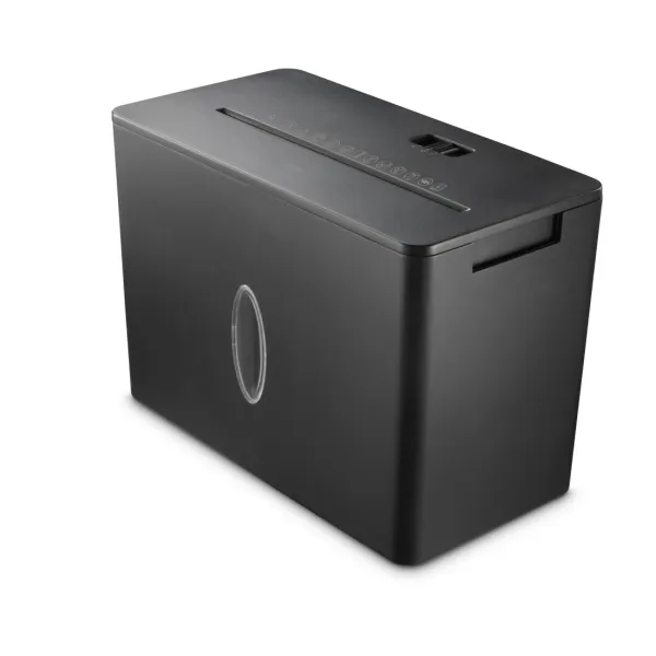 Hama Safe X40-B Destructora De Papel Manual - 210W - De 8L - 64Db - Destruye Hasta 4 Hojas - 1.8M/Min - Corte Transversal P-4 - Destruye Bandas Magneticas Y Tarjetas - 29.5X15.5X20.7Cm - Color Negro