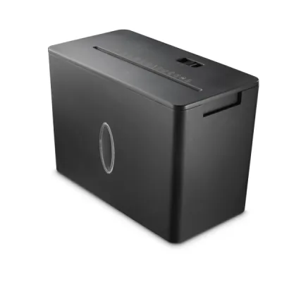 Hama Safe x40-B Destructora de Papel Manual - 210W - de 8L - 64dB - Destruye hasta 4 Hojas - 1.8m/min - Corte Transversal P-4 - Destruye Bandas Magneticas y Tarjetas - 29.5x15.5x20.7cm - Color Negro