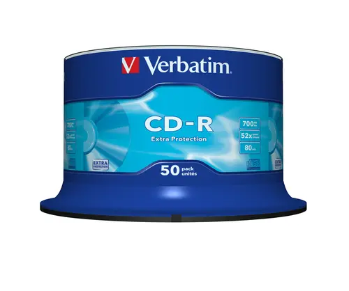 Verbatim Cd-R, 700Mb, 52X, 50 Pack Spindle, Superficie Extra Protection
