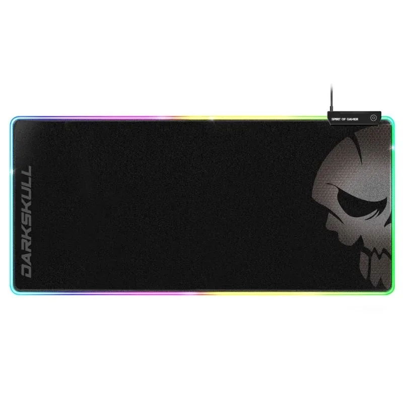 Spirit Of Gamer Alfombrilla DarkSkull RGB + HUB XXXL