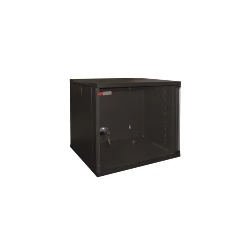 WP Rack & Cabling Armario Mural 12U con Puerta de Cristal y Cerradura de Seguridad 540x600x580mm Color Negro